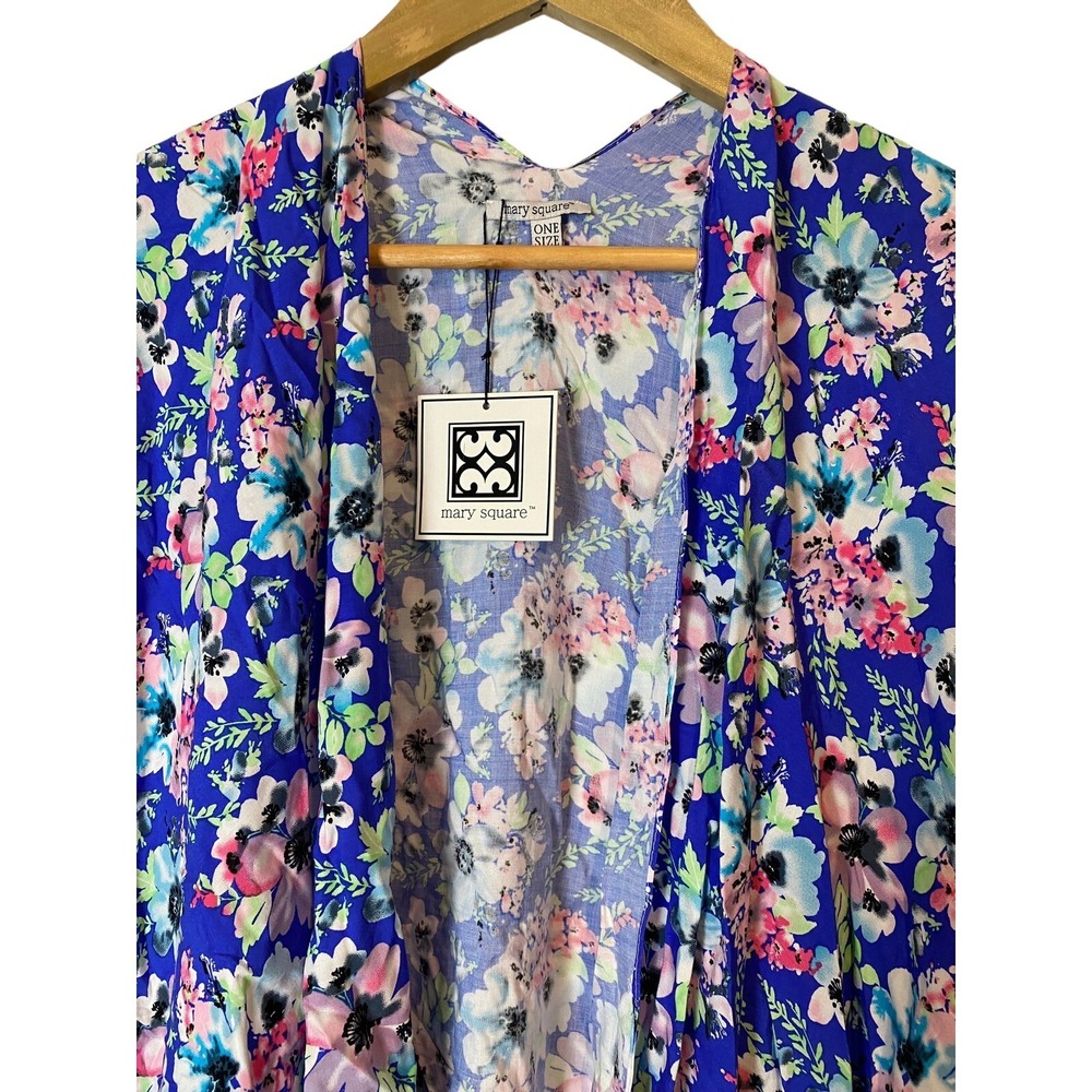 Mary Square Purple Kimono new one size tassel